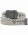 Image #1 - Hawx Men's Web Belt, Grey, hi-res