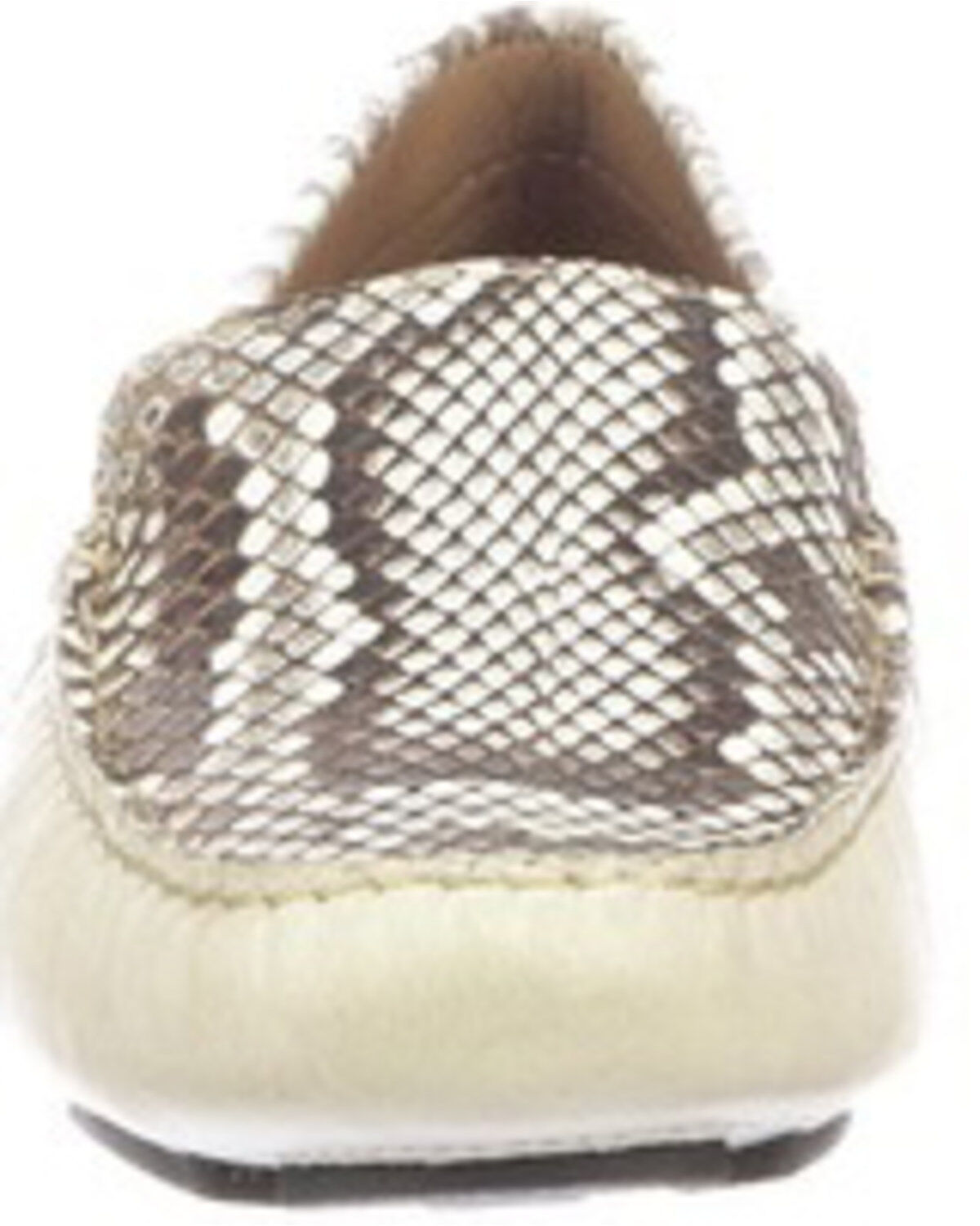 Image #5 - Lucchese Women's Lori Python Plug Driving Shoes - Moc Toe, , hi-res