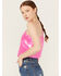 Image #2 - Show Me Your Mumu Women's Sequins Long Sleeve Party Top, Hot Pink, hi-res