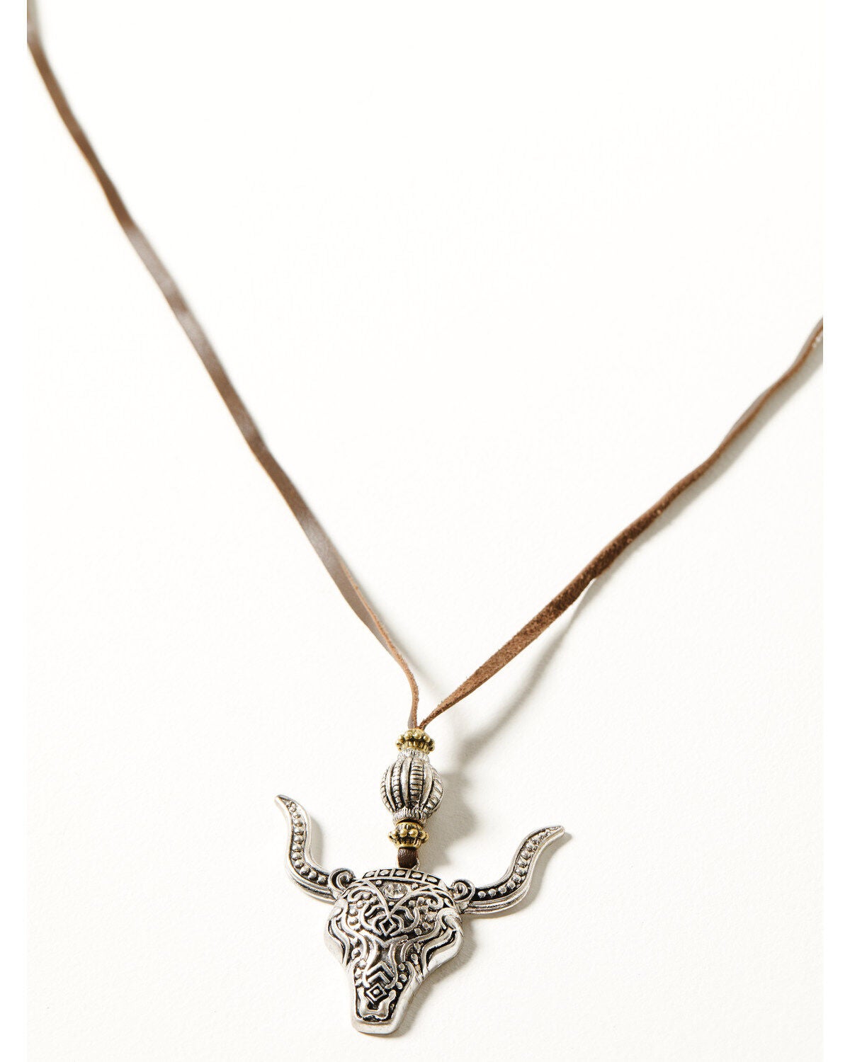 Shyanne Women's Sierra Winter Longhorn Necklace, Multi, hi-res
