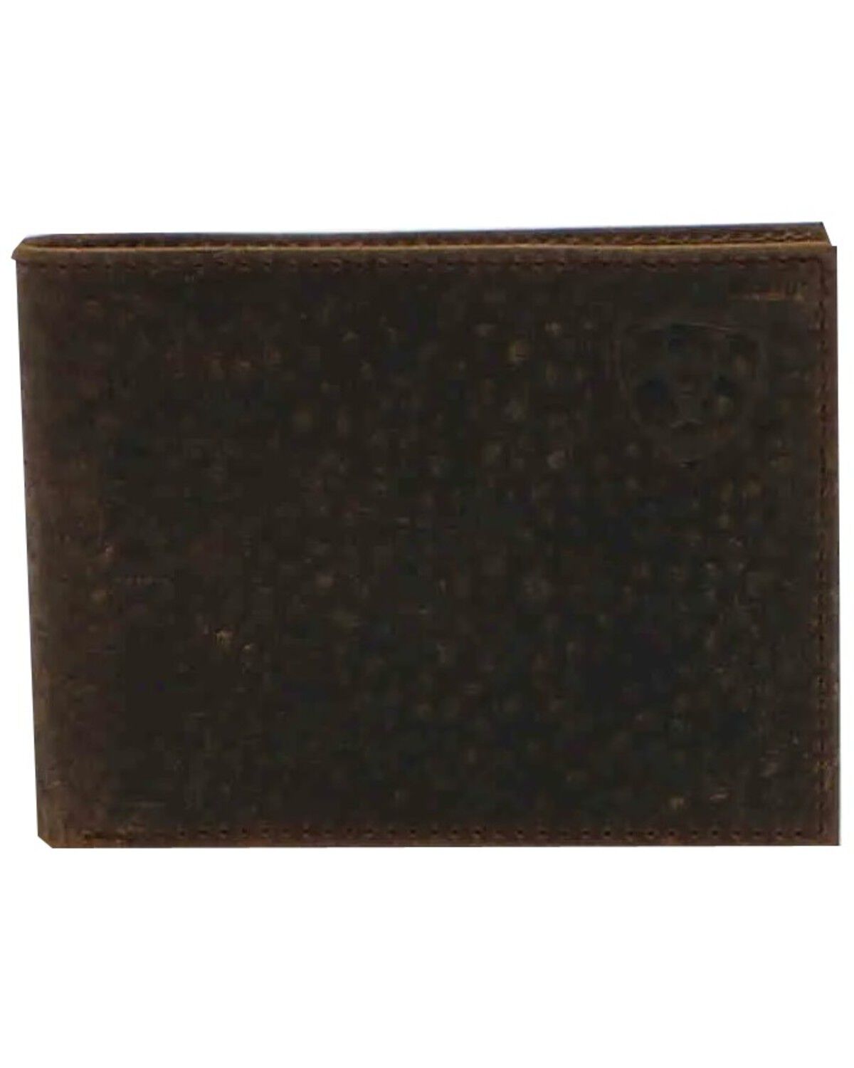 Image #1 - Ariat Men's Shield Logo Bifold Wallet, Brown, hi-res