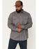 Image #1 - Hawx Men's All Out Solid Twill Long Sleeve Button-Down Work Shirt - Big, Dark Grey, hi-res