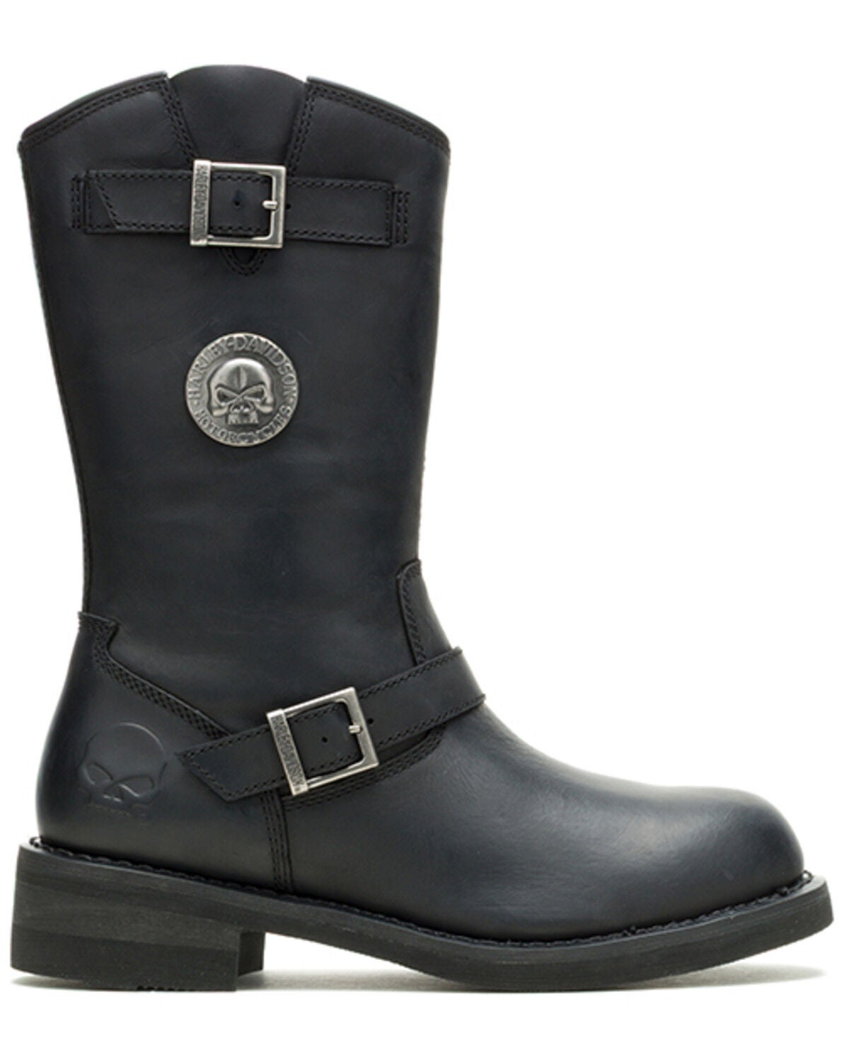 Image #2 - Harley Davidson Men's Classic Cruise Tall Motorcycle Boots - Round Toe, Black, hi-res