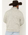 Image #4 - Cowboy Hardware Men's Steer Head Flag 1/4 Zip Pullover, Grey, hi-res
