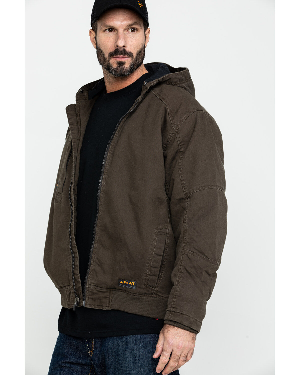 Image #3 - Ariat Men's Wren Rebar Washed Dura Canvas Insulated Work Coat - Big & Tall, , hi-res