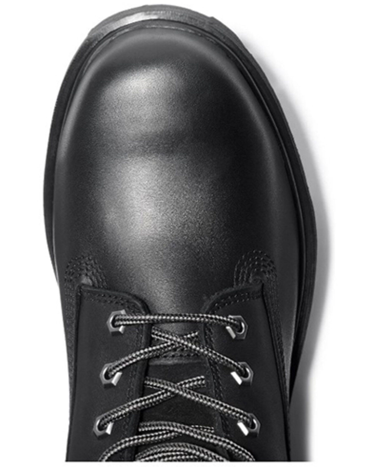 Image #3 - Timberland Men's 6" Direct Attach Waterproof Work Boots - Soft Toe, Black, hi-res