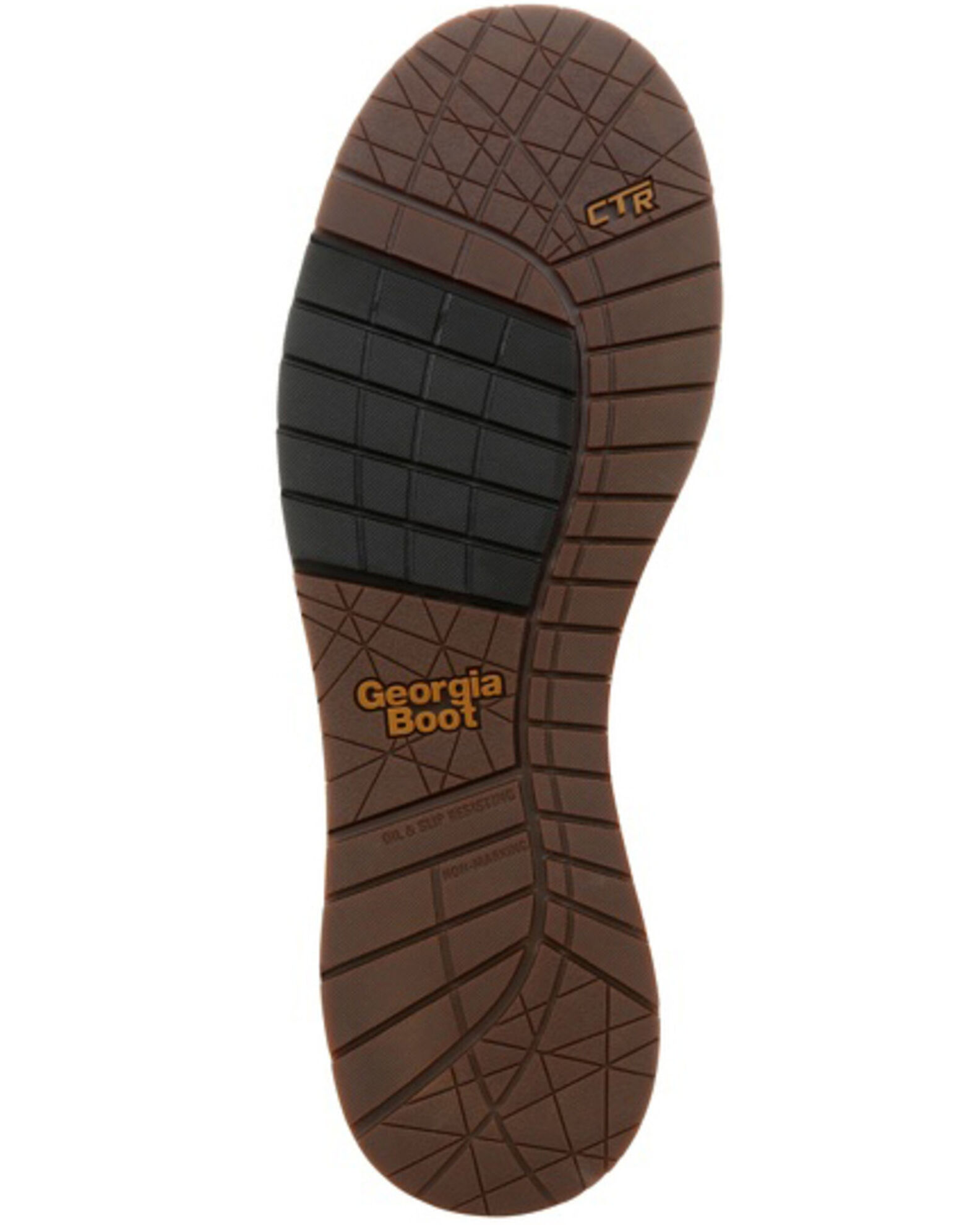 Image #7 - Georgia Boot Men's AMP LT Wedge Chelsea Work Boots - Soft Toe, Brown, hi-res