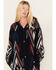 Ariat Women's Chimayo Southwestern Coatigan Hoodie , Navy, hi-res