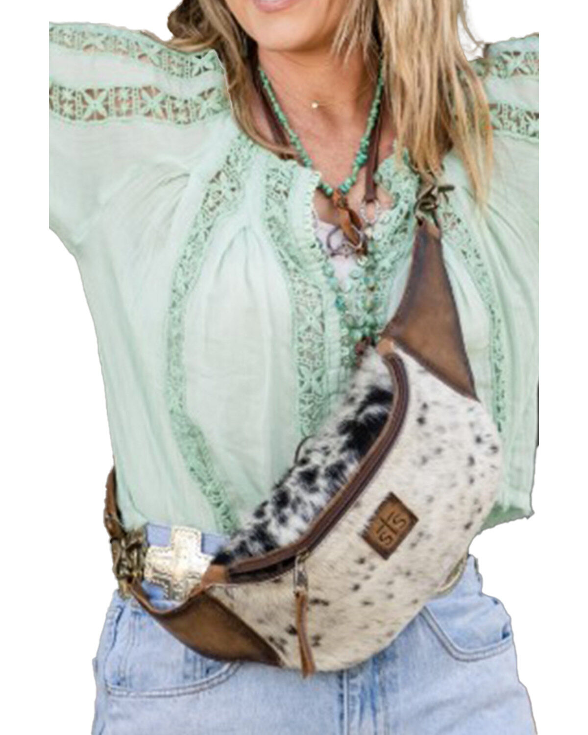 Image #1 - STS Ranchwear by Carroll Women's Hildy Belt Bag, Tan, hi-res