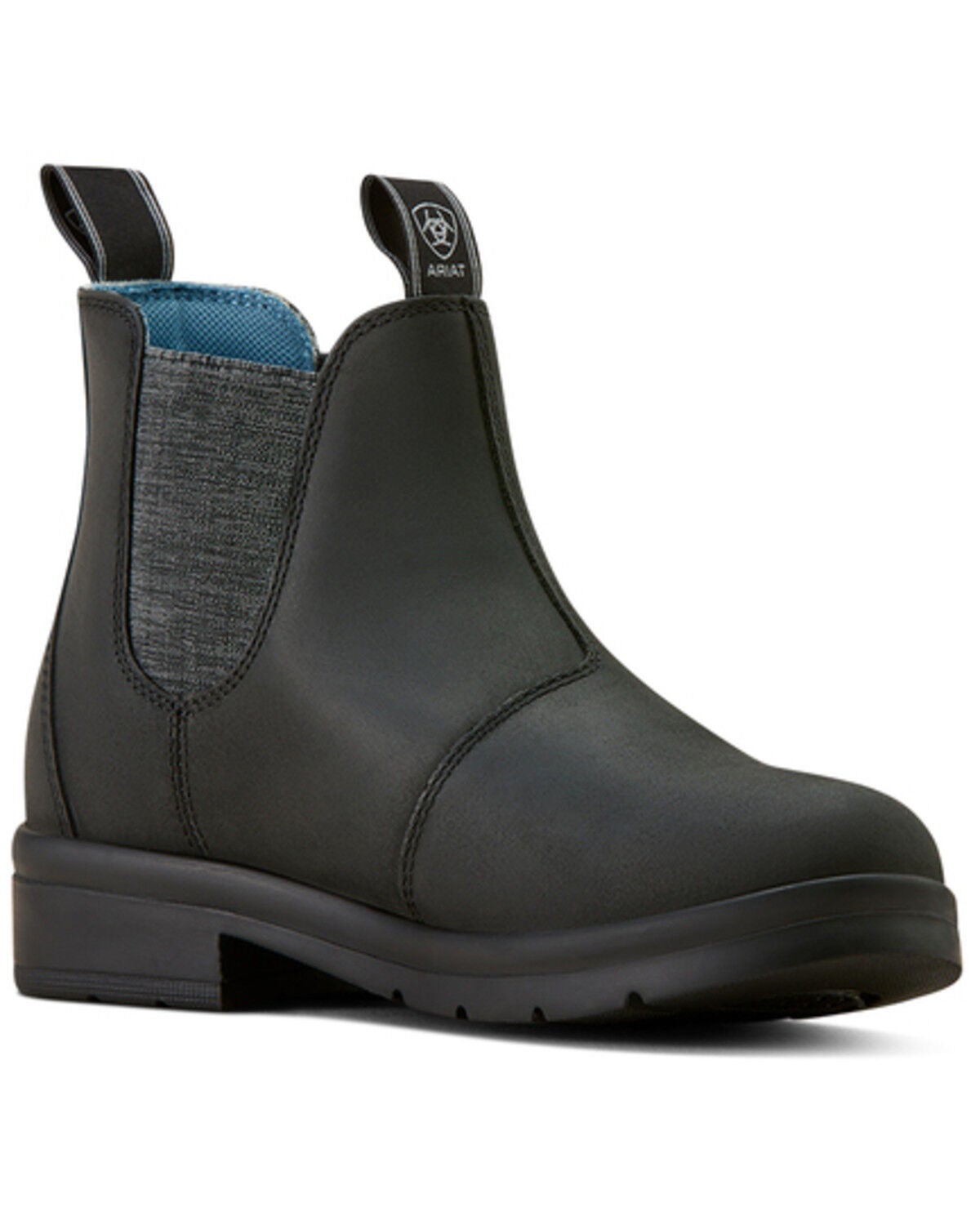 Ariat Boys' Whitby English Chelsea Boots - Round Toe, Black, hi-res