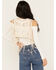 Image #4 - Vocal Women's Braided Lace Fringe Vest, Natural, hi-res