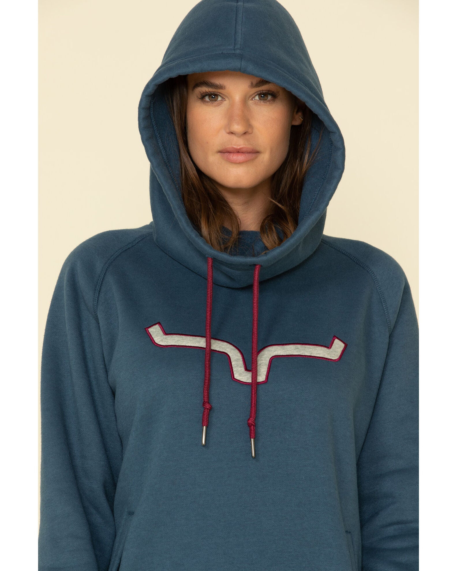 Kimes Ranch Women's Two-Scoops Logo Hoodie Sweatshirt | Boot Barn