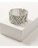 Image #1 - Lainey Wilson Women's Metal Meadows Beaded Snap Bracelet, Silver, hi-res