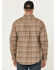 Image #4 - Ariat Men's FR Dean Plaid Print Long Sleeve Button-Down Work Shirt, Khaki, hi-res