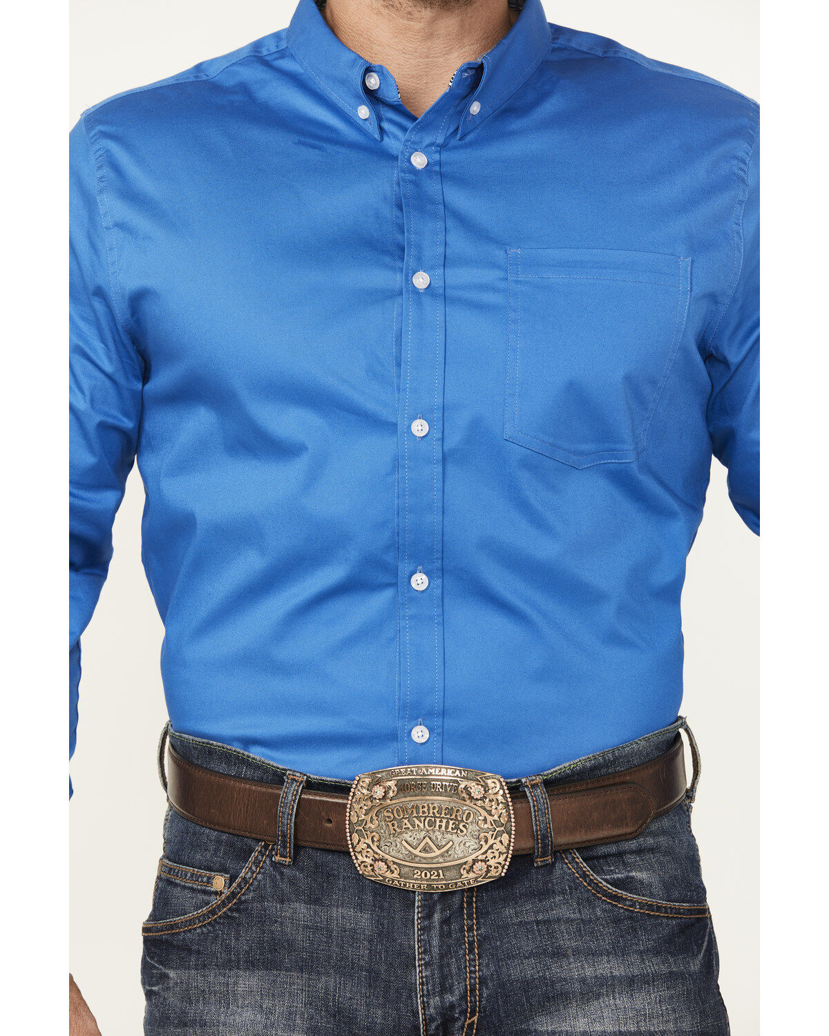 Product Name:  Cody James Men's Basic Twill Long Sleeve Button-Down Performance Western Shirt - Tall