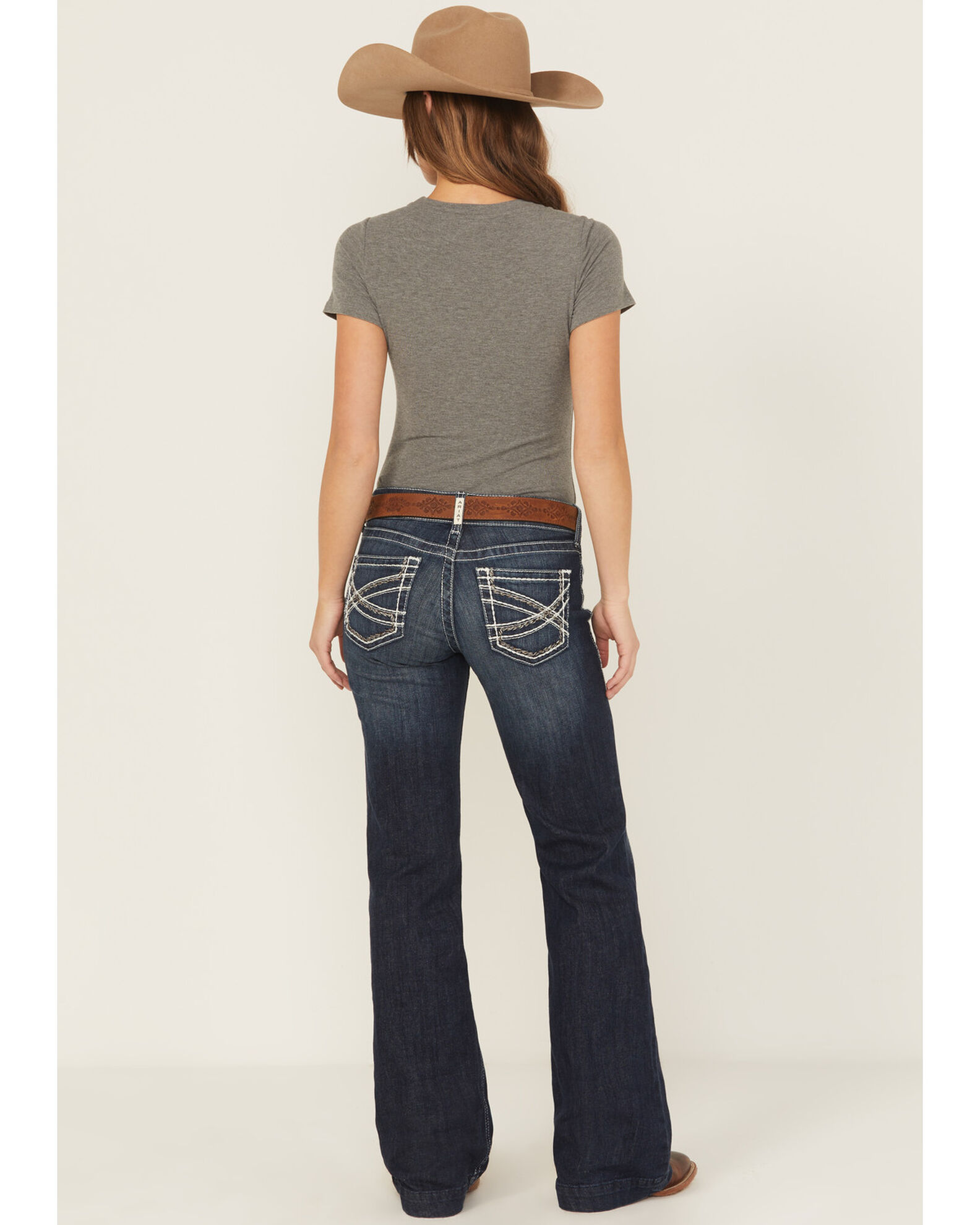 Image #3 - Ariat Women's Entwined Trousers, Blue, hi-res