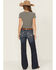Image #3 - Ariat Women's Entwined Trousers, Blue, hi-res