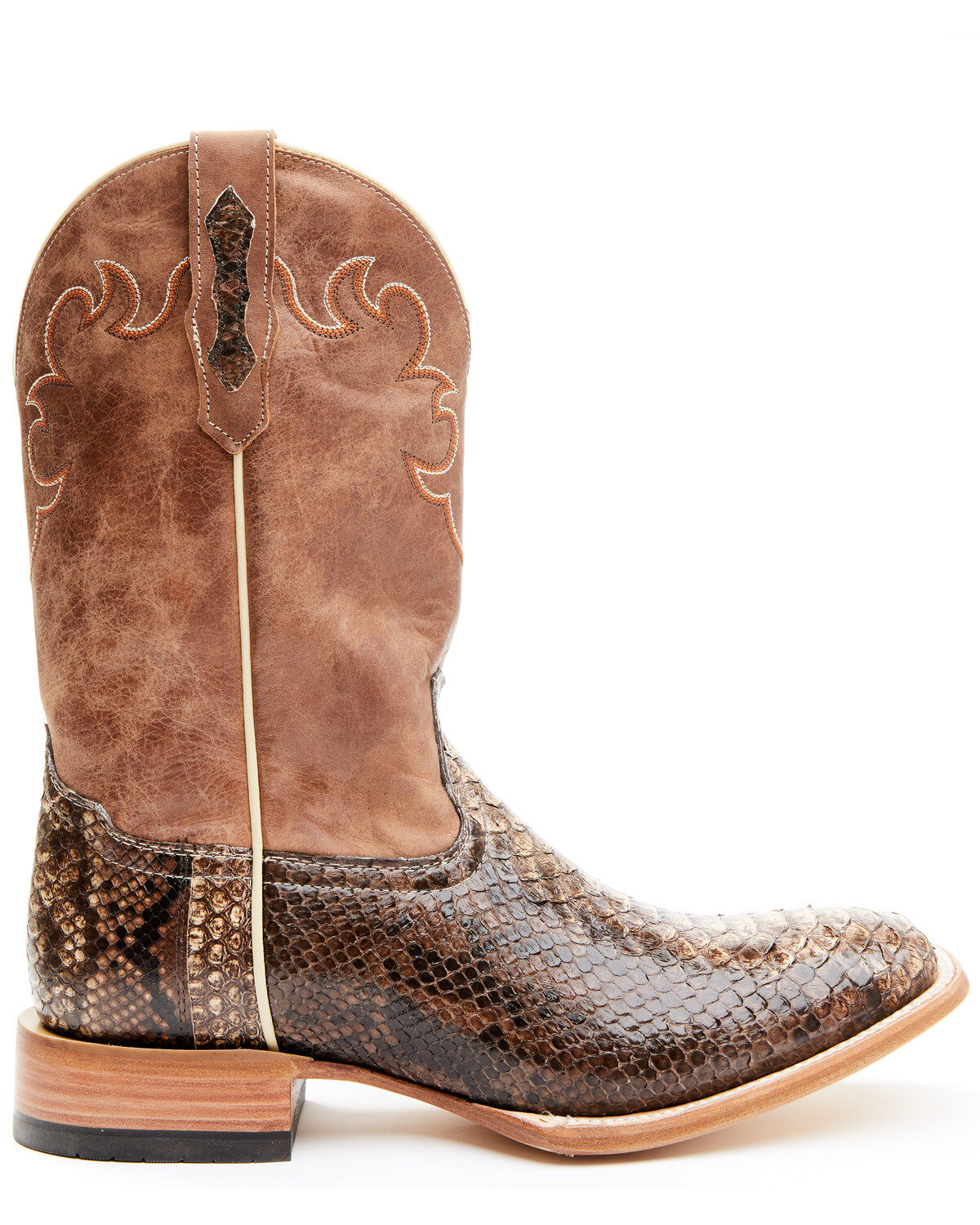 Image #2 - Cody James Men's Exotic Python Western Boots - Broad Square Toe, Python, hi-res