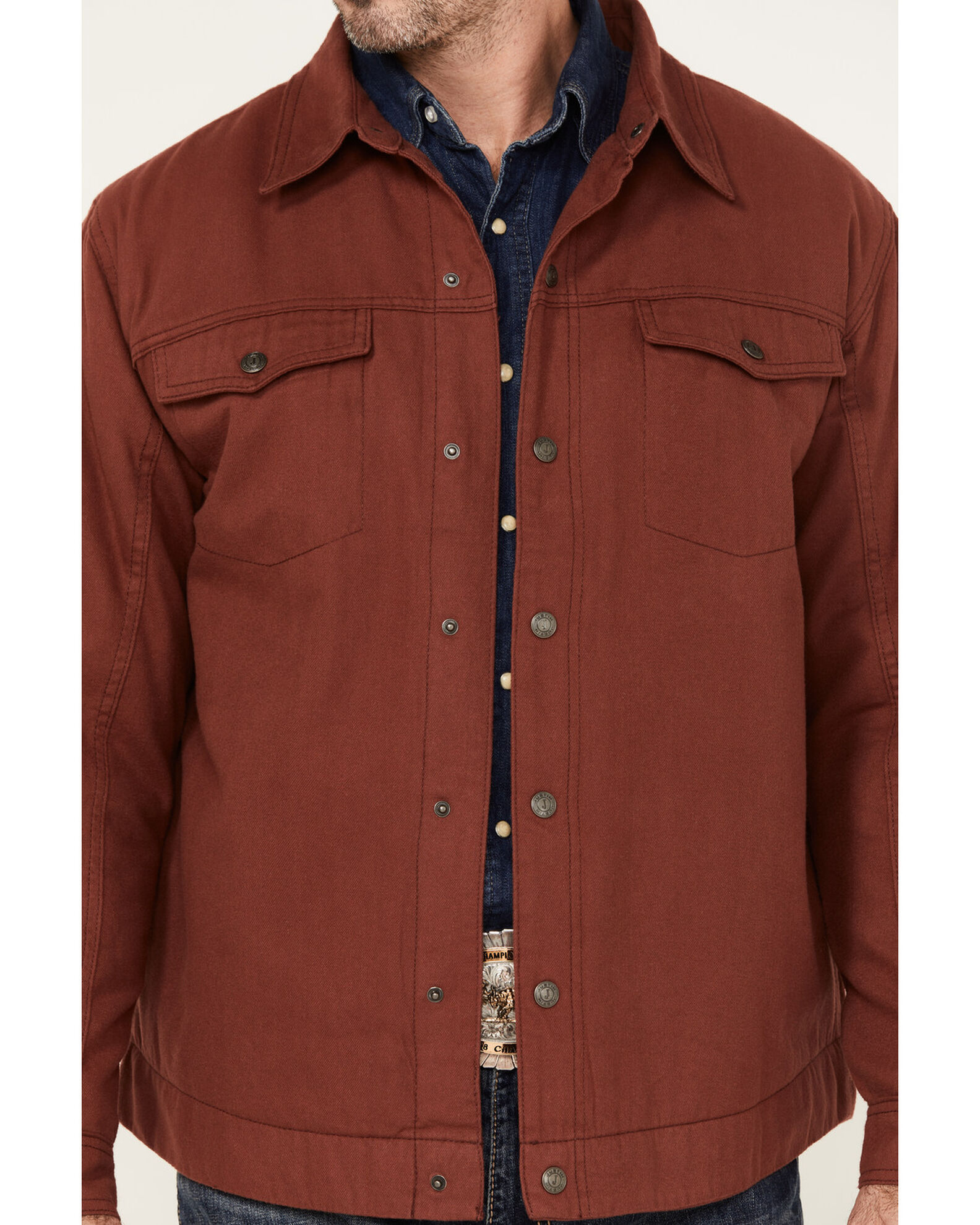 Justin Men's Umber Jackson Shirt Jacket