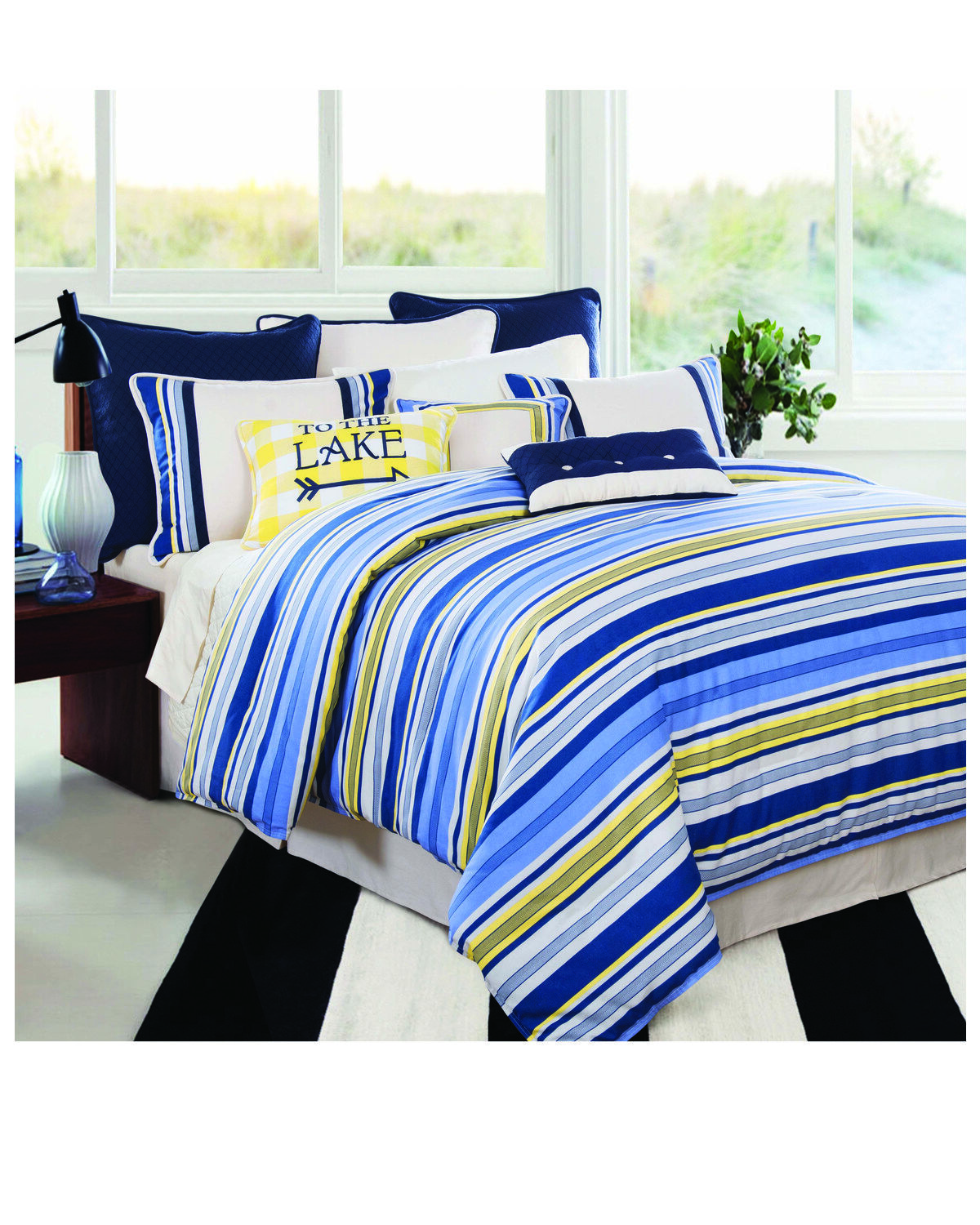 Image #1 - HiEnd Accents Super Queen Beaufort Bedding Set, Multi, hi-res