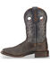 Image #3 - Dan Post Men's Badlands Distressed Leather Cowboy Boots - Square Toe , , hi-res
