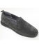 Minnetonka Women's Shay Suede Slip-On Shoes - Round Toe, Charcoal, hi-res