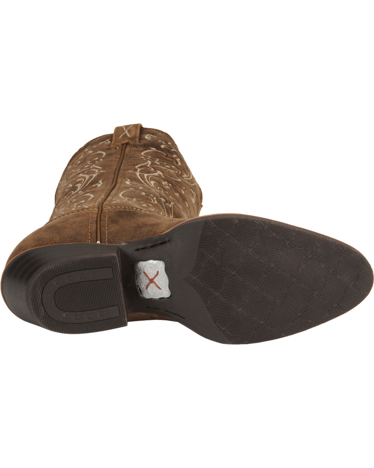 Image #5 - Twisted X Women's Fancy Stitched Western Performance Boots - Round Toe, Bomber, hi-res