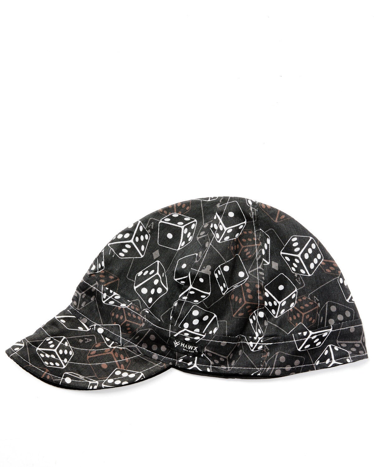 Hawx Black Dice Print Welding Work Cap, Black, hi-res