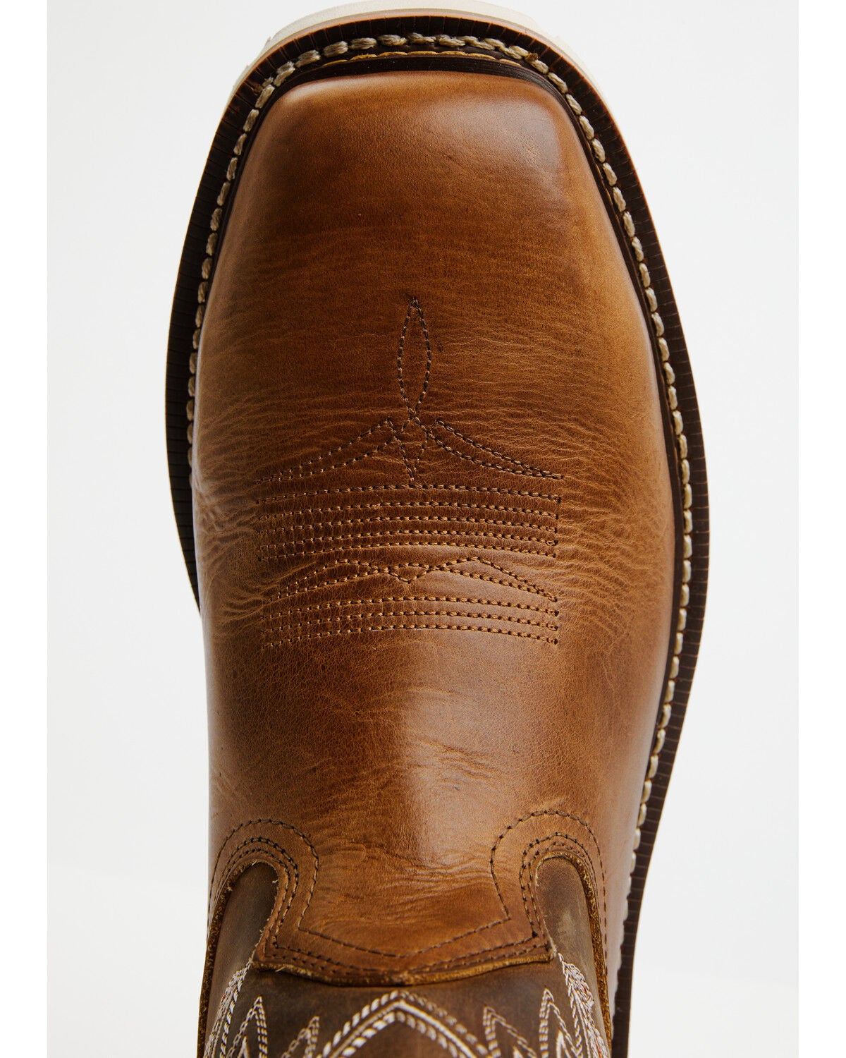 Image #6 - Cody James Men's 11" Pull-On Work Boots - Steel Toe, Brown, hi-res