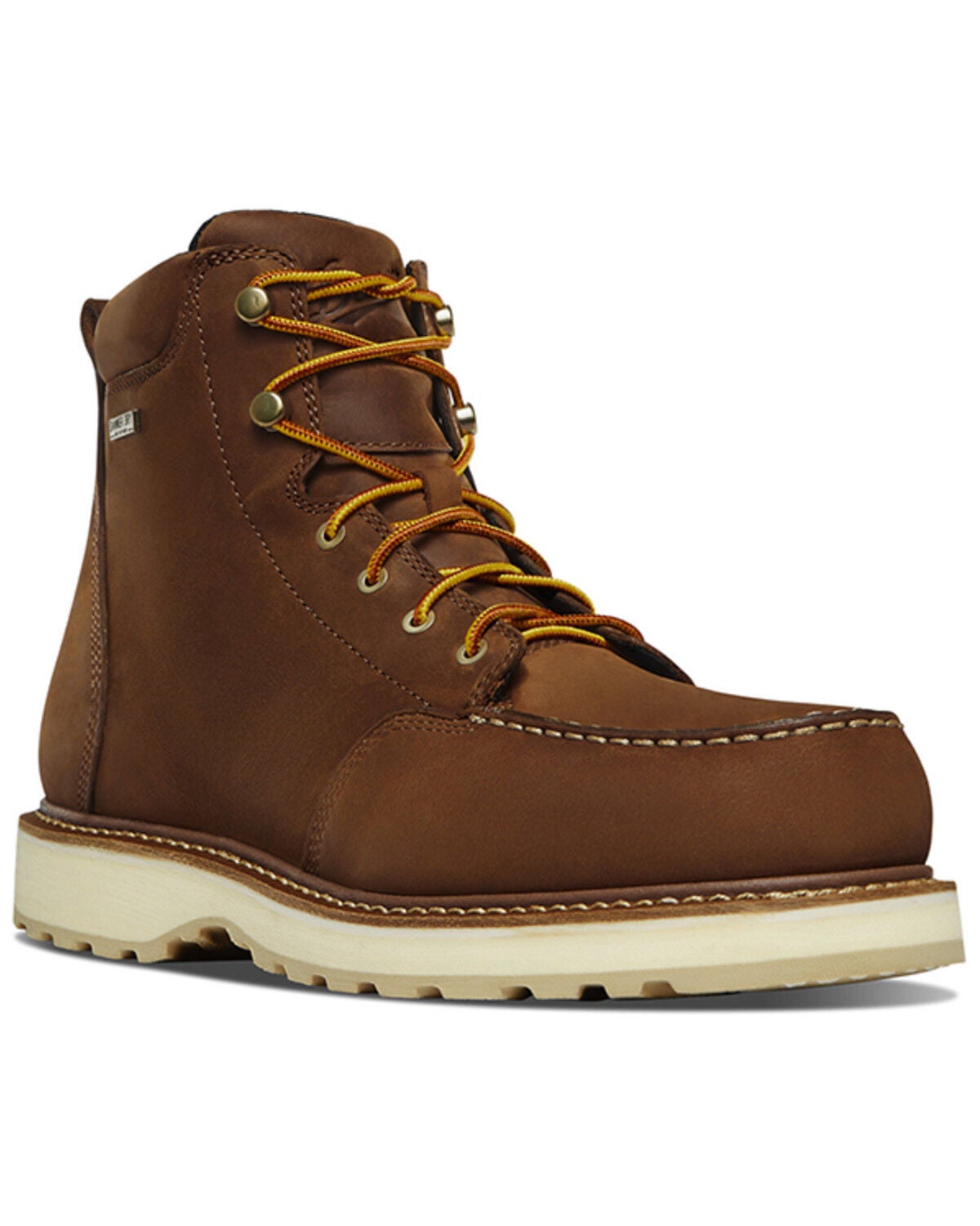Danner Men's 6" Cedar River Moc Work Boots - Soft Toe, Brown, hi-res