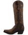 Image #3 - Black Star Women's Lockhart Embroidered Leather Western Boot - Snip Toe , Brown, hi-res
