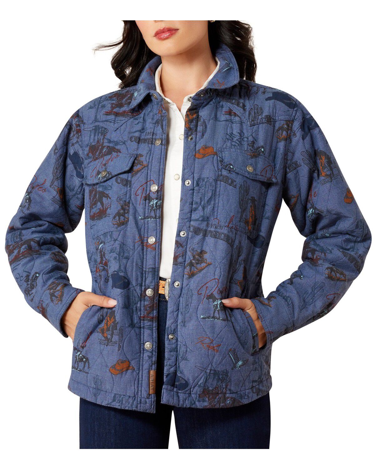 Ariat Women's Obispo Lightweight Insulated Jacket, Blue, hi-res