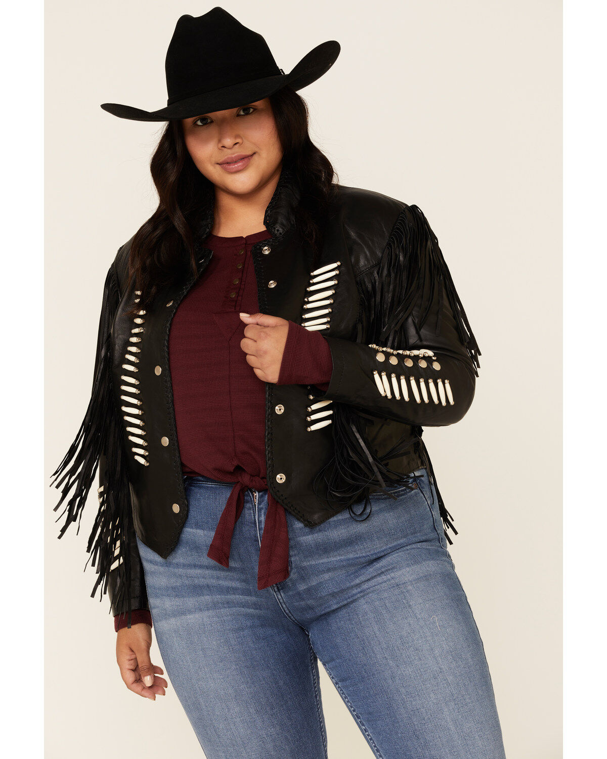 Plus size western jacket clearance