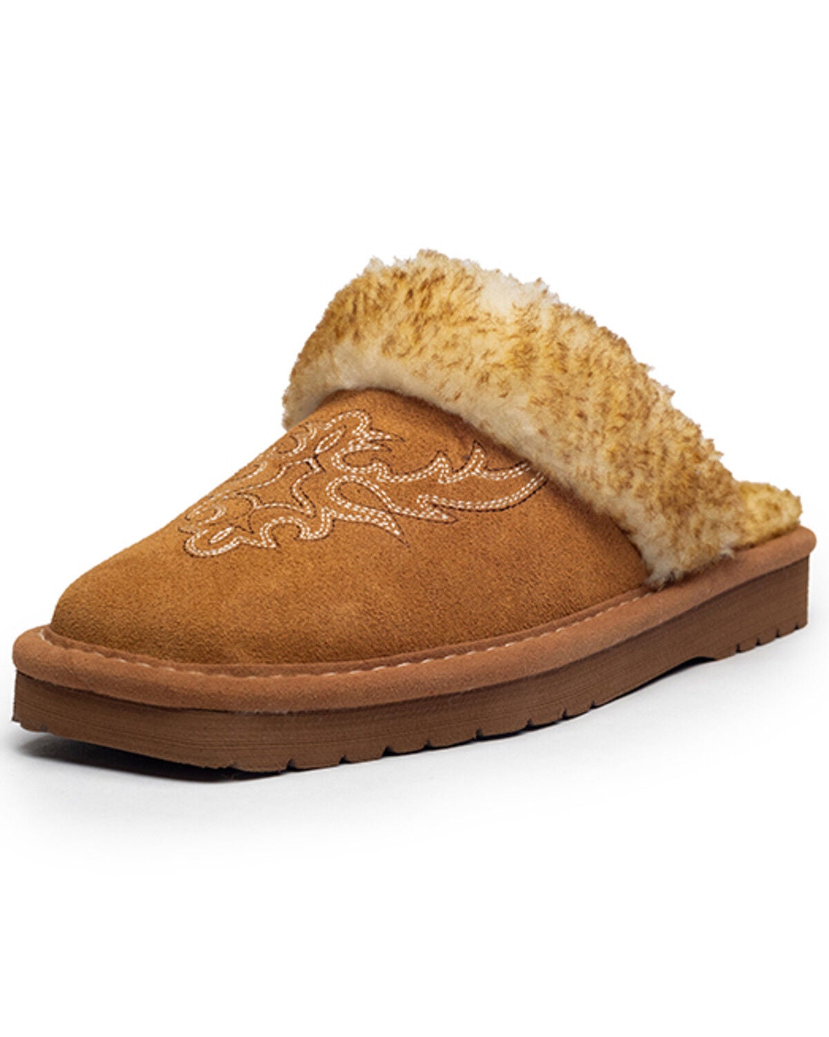 Ariat Women's Jackie Square Toe Slippers, Tan, hi-res
