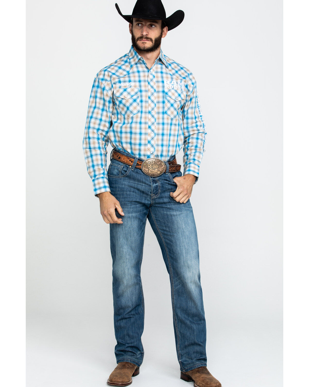 wrangler ram rodeo shirt