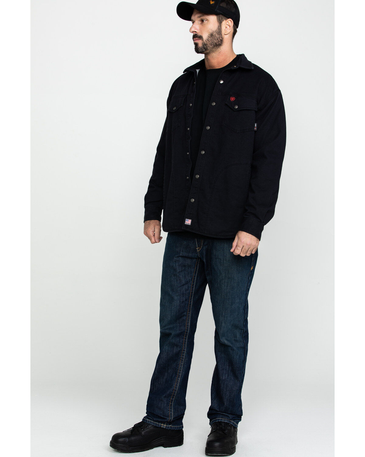 Image #5 - Ariat Men's FR Rig Work Shirt Jacket, , hi-res
