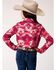 Image #2 - Roper Girls' Icon Southwestern Print Long Sleeve Snap Western Shirt, , hi-res