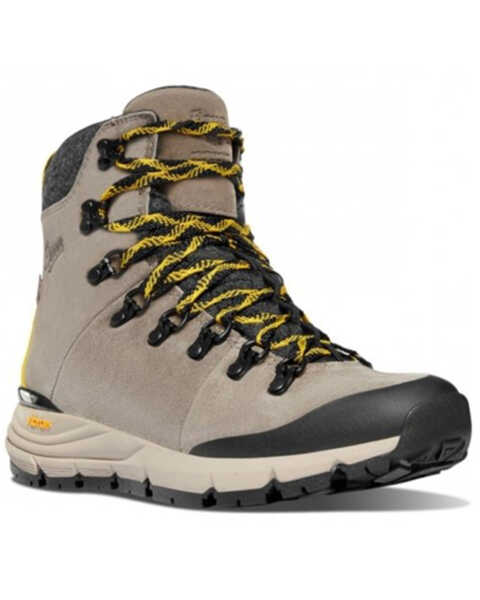 Danner Women's Arctic 600 Driiftwood Side Zip Lace-Up Hiking Boots, Grey, hi-res