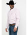 Image #3 - George Strait By Wrangler Men's Red Small Check Plaid Long Sleeve Western Shirt , , hi-res