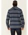 North River Men's Striped Long Sleeve Western Flannel Shirt , Blue, hi-res