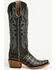 Image #2 - Tanner Mark Women's Caiman Print Tall Western Boots - Square Toe, Black, hi-res