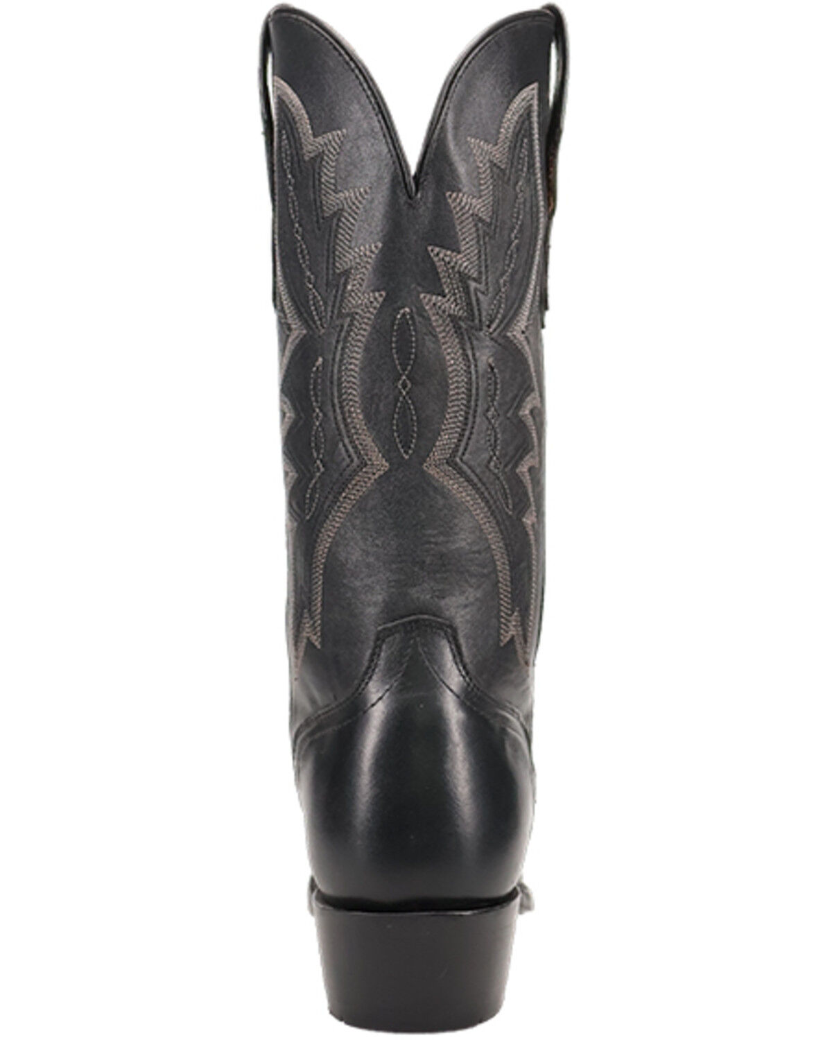 Image #5 - El Dorado Men's Handmade Vanquished Calf Western Boots - Square Toe, Black, hi-res