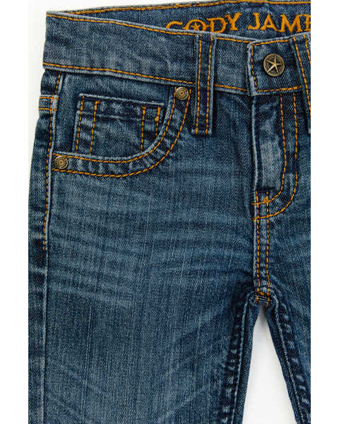 Image #2 - Cody James Toddler Boys' Dark Wash Equalizer Slim Straight Jeans, Dark Wash, hi-res