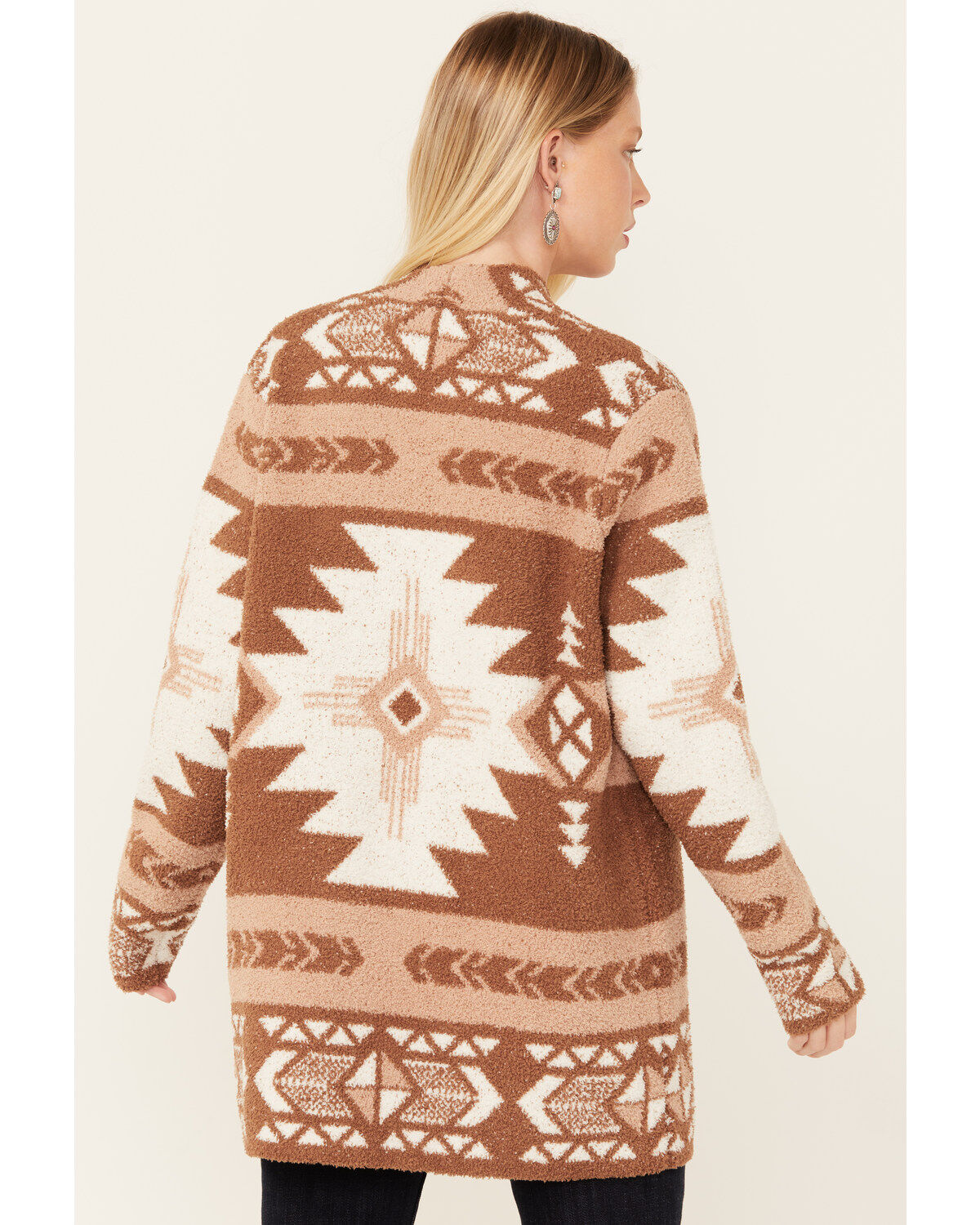 Image #4 - Idyllwind Women's Hunter Cozy Town Cardigan, Pecan, hi-res