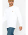 Image #2 - Carhartt Men's Long Sleeve Work T-Shirt, White, hi-res
