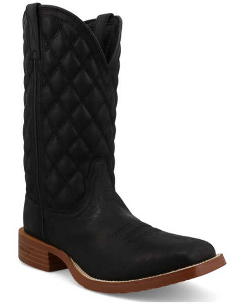 Twisted X Women's 11" Tech X™ Western Boots - Broad Square Toe, Black, hi-res
