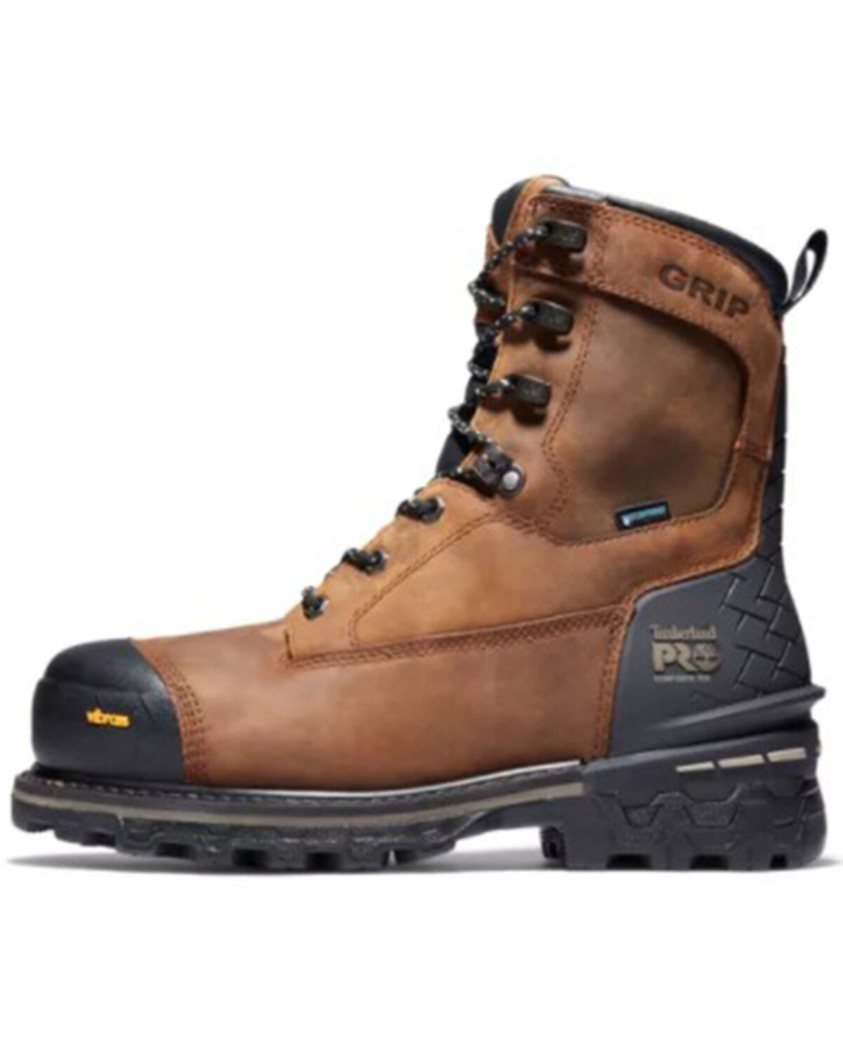 Image #3 - Timberland PRO Men's Boondock Waterproof Work Boots - Composite Toe, Distressed Brown, hi-res