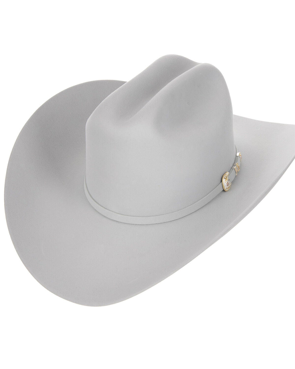 Image #1 - Larry Mahan Superior 500X Felt Cowboy Hat, Silver, hi-res