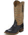Image #2 - Tony Lama Men's Black Hermoso Full Quill Ostrich Cowboy Boots - Square Toe, , hi-res