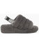 UGG Women's Fluff Yeah Slide Slippers, Charcoal, hi-res
